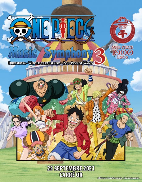 Carre Or One Piece Music Symphony 3 25 September 21 h Concert Ticket Paris La Fee Sauvage La Boutique